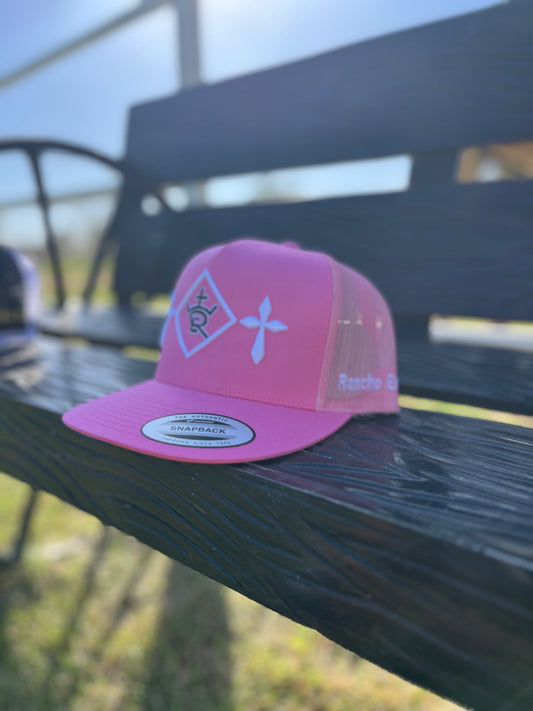 Pink & White Rancho Estrada Cap